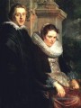 Portrait d’un jeune couple marié baroque flamand Jacob Jordaens